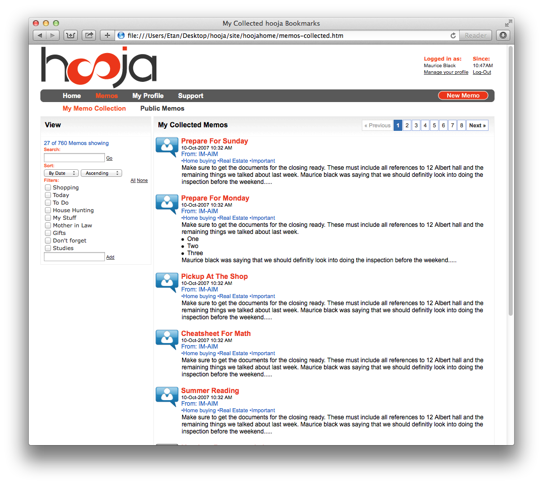 Hooja — Bookmarking for the Real World — image 3