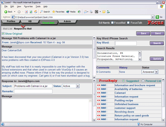 Cambridge Intelligence — FocusMail — image 2