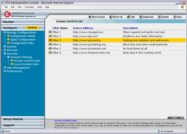 GTA — Administration Console — image 4