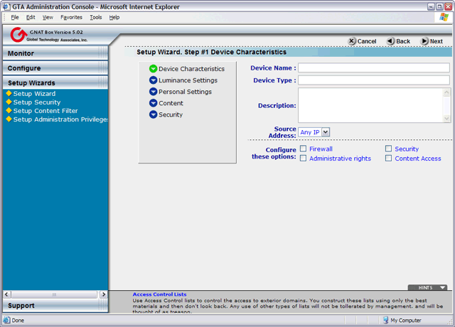 GTA — Administration Console — image 3