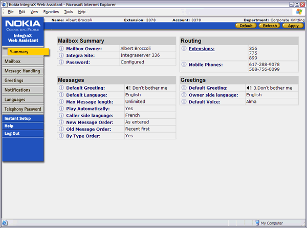 Nokia — IntegraX Web Assistant — image 1