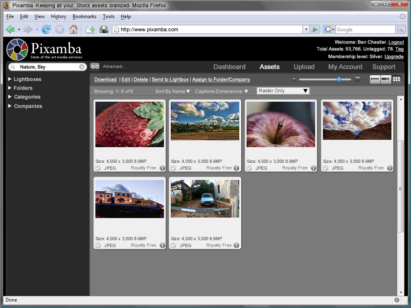 Pixamba — Stock Photo Management — image 2