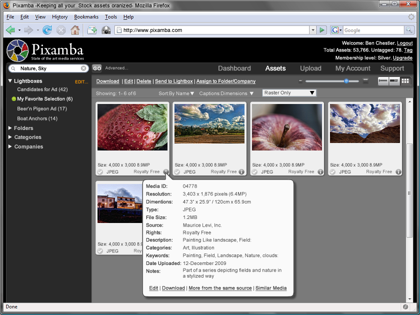 Pixamba — Stock Photo Management — image 1