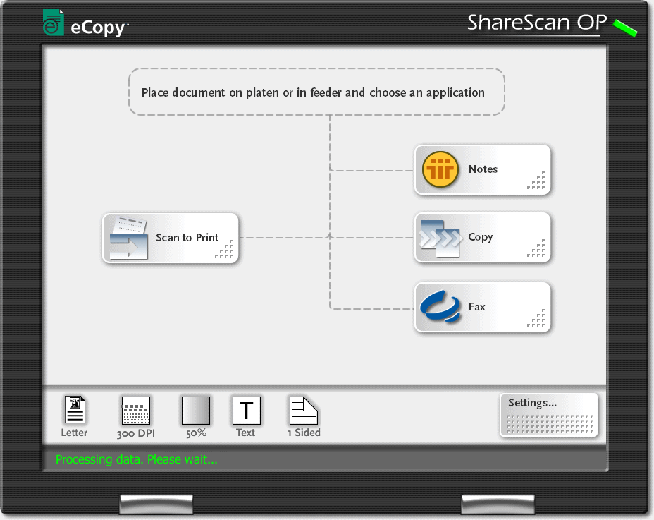 eCopy — Touch Panel Interface — image 8